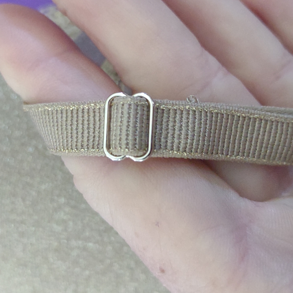 Imtimissimi metallic gold soft cup bra. Size is missing fits 34B/C - Picture 7 of 8